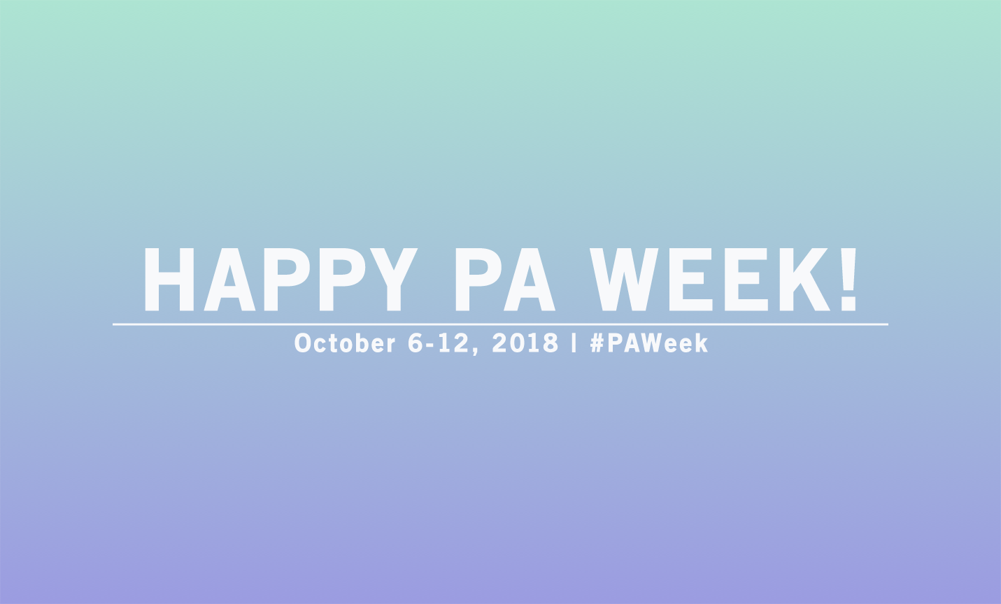 Three Ways to Celebrate PA Week